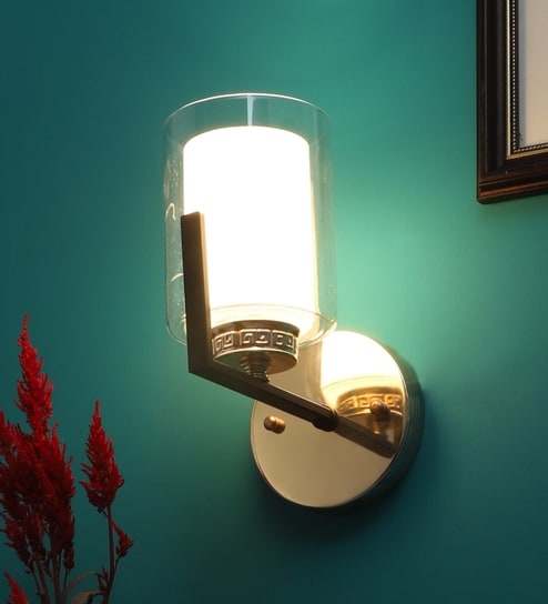 Celeste Brown & Gold Mild Steel Wall Light