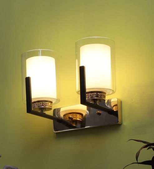 Celeste Brown & Gold Mild Steel Wall Light