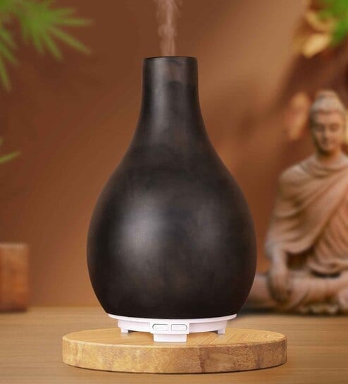 Celeste Diffuser  with 7 colour Changing LED Lights- Colour Black