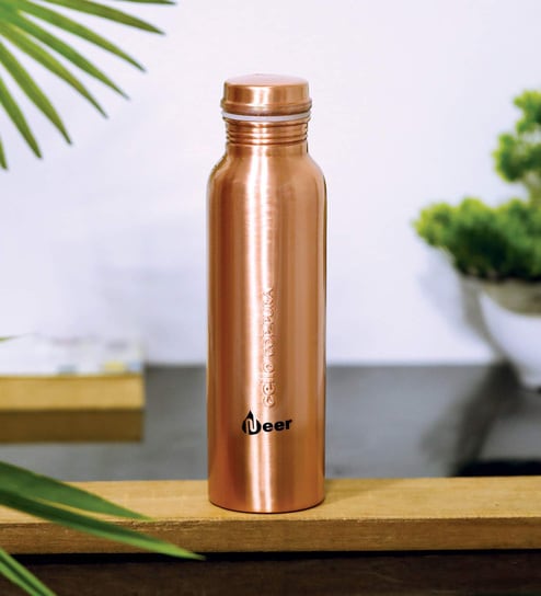 CELLO Cop-Pura Neer Copper Water Bottle, 1 Ltr-image-39
