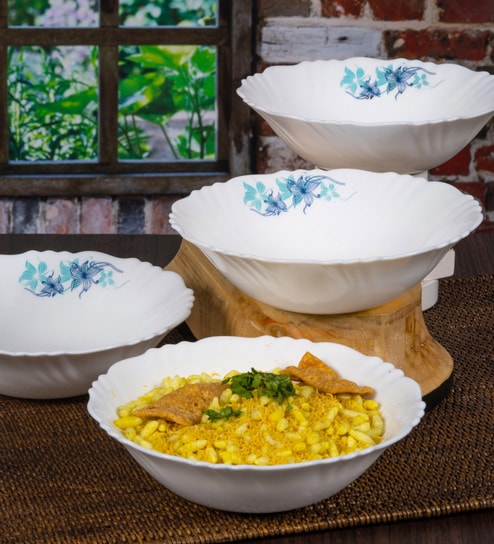 Cello Opalware Snack Bowl Set (set of 4pcs)