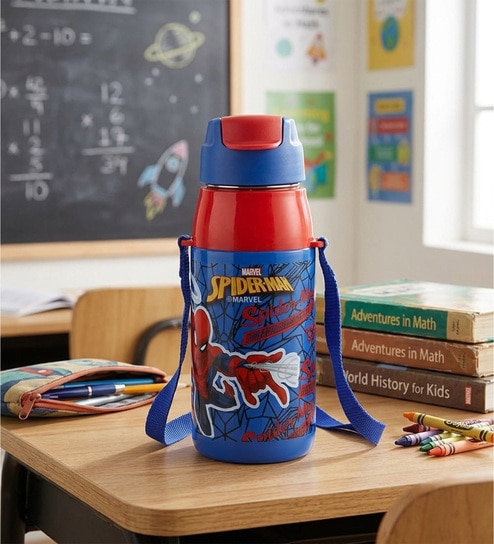 CELLO Puro Steel-X Hydra Kid Insulated Water Bottle, 520ml, Blue-image-32