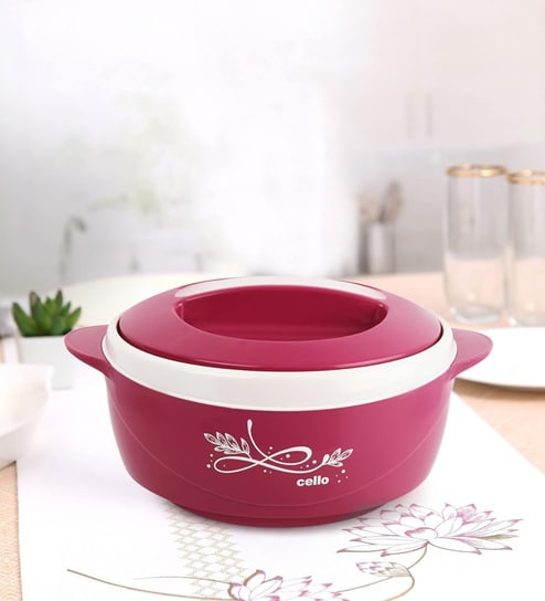 CELLO Sapphire Insulated Hot Pot Casserole, 1.25Ltr, Pink-picture-15
