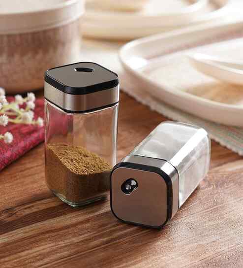 Ceradeco Set Of 2 Salt Pepper Shakers Set
