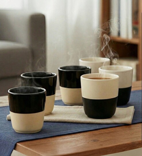 Set Of 6 Ceramic Bone China Free Kulhad