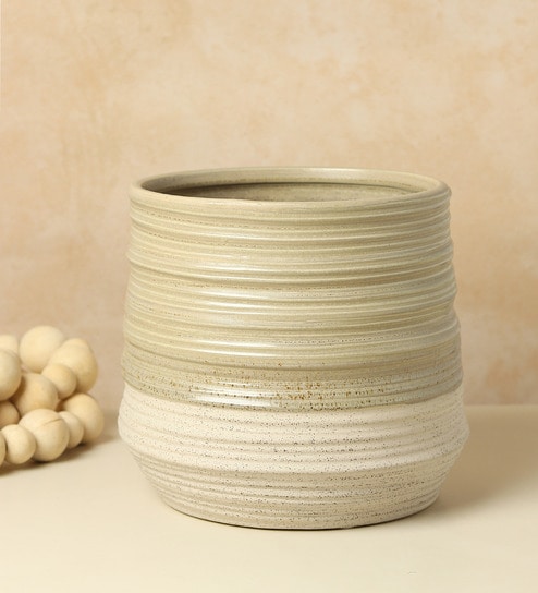 (1Pc) Brown Ceramic Decorative Vase For Room Decor Aesthetic