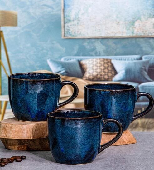 Ceramics Sienna Color Mug Set of 6pcs