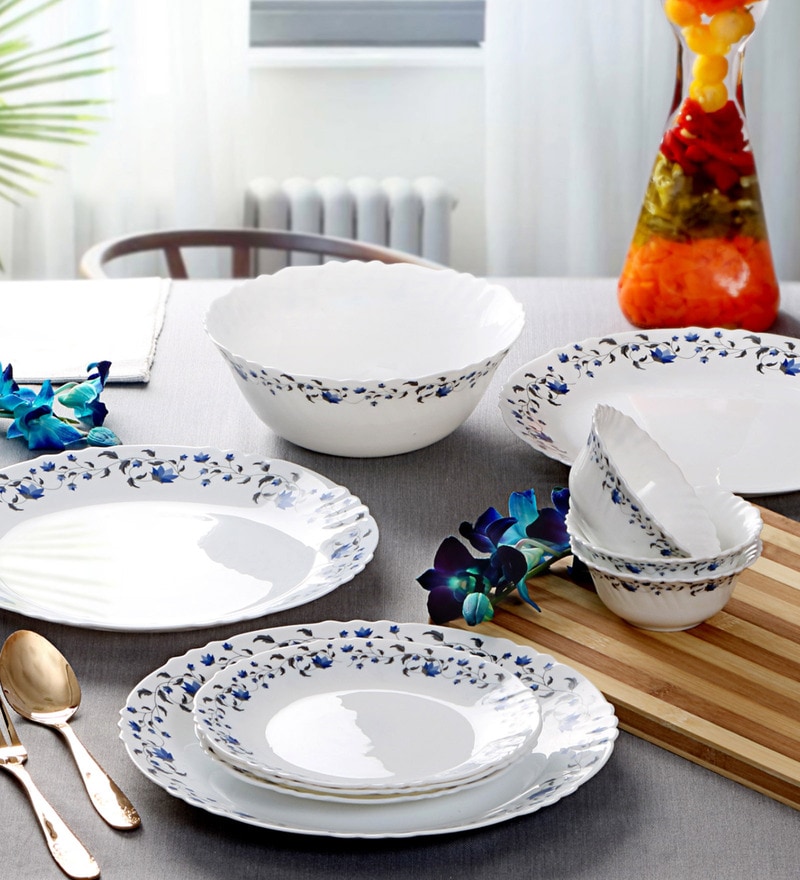 Buy Imperial Vinee Opal Ware Dinner Set 19 Pieces By Cello Online
