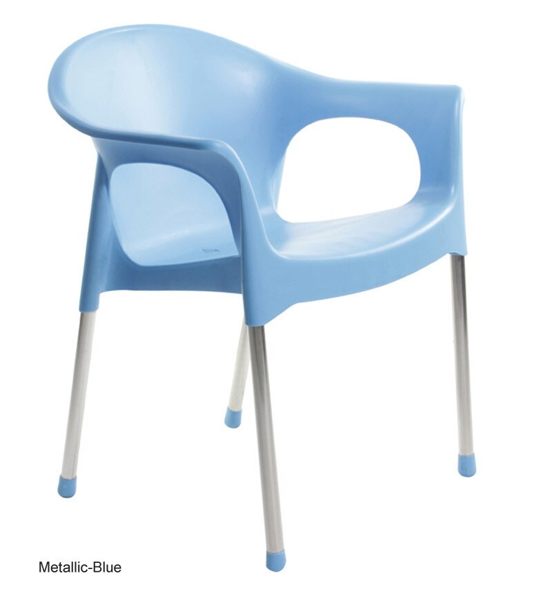 Buy Cello Metallo Cafeteria Chair Set of 2 Online Plastic Chairs