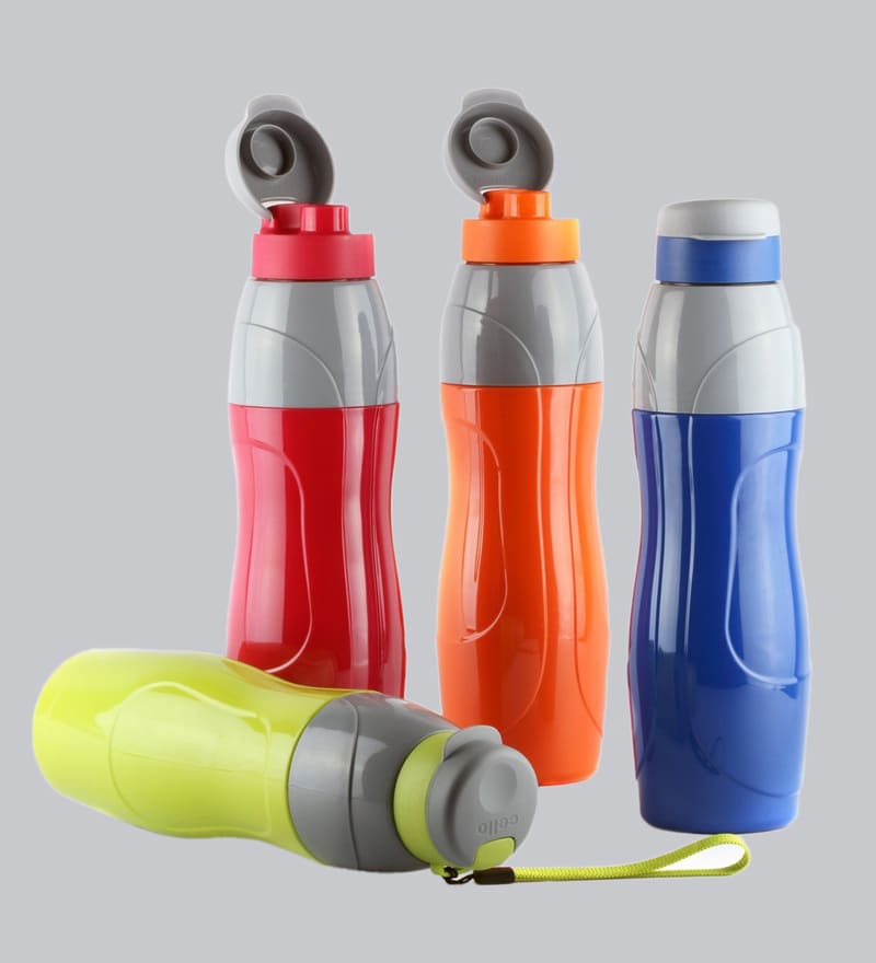 Cello Puro Plastic Sports Insulated Water Bottle, 900 ML, Pack of 1 Bottle