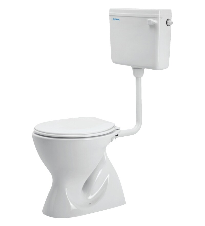 Buy Cera Camelia Conceal White Ceramic Water Closet Online - Commodes ...