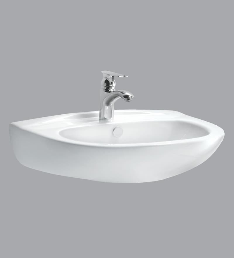 Buy Cera Caren White Ceramic Wash Basin Online Wash Basins Bath