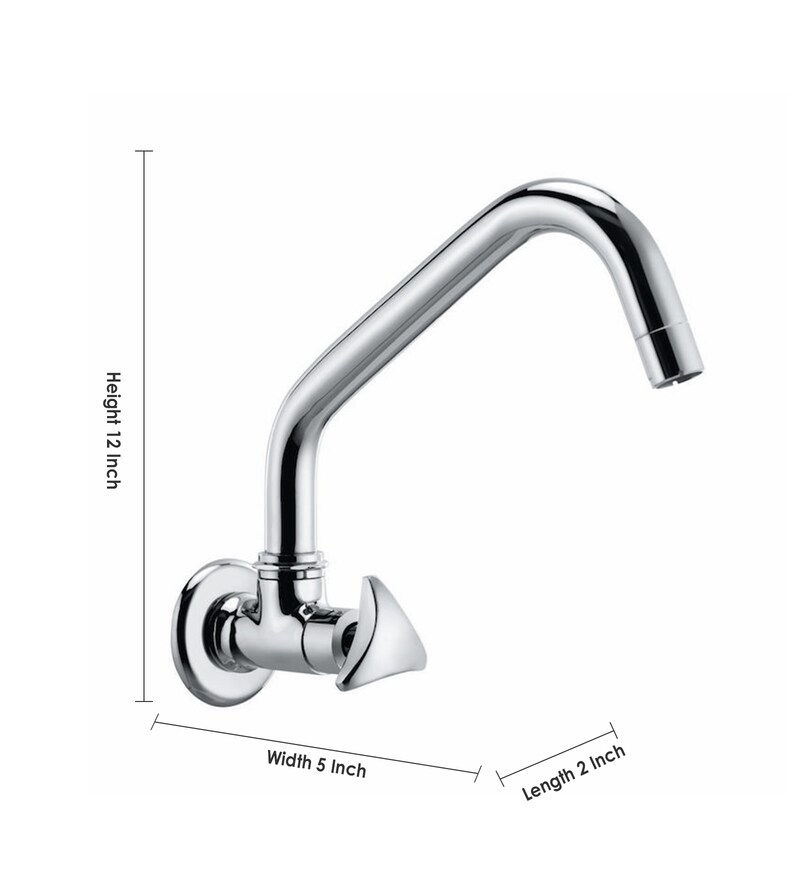 Buy CERA Diva Sink Cock Wall Tap Online - Basin Taps - Showers & Taps ...