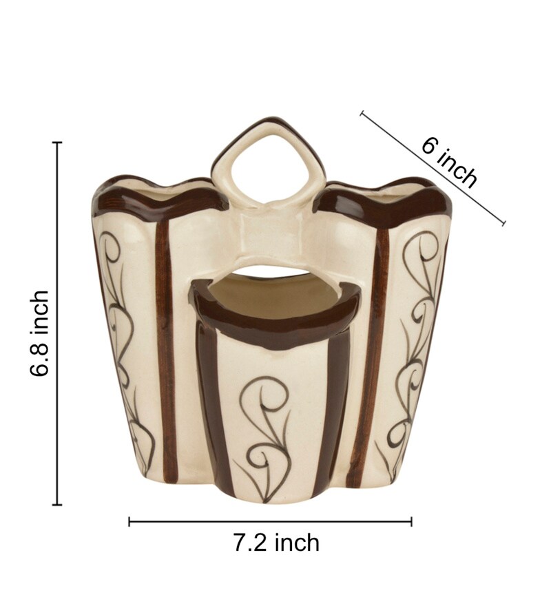 Buy Ceramic Cutlery Stand By StyleMyWay Online Cutlery Holders