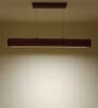 Cedar 48 Brown Wooden LED Hanging Lamp