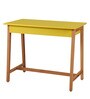 Cedar Kids Study Table in Yellow Colour