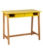 Cedar Kids Study Table in Yellow Colour
