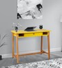 Cedar Kids Study Table in Yellow Colour
