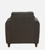 Cedri Fabric 1 Seater Sofa In Chestnut Brown Colour