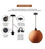 Ceiling Lamps For Living Room,Bamboo Hanging Lights For Balcony,Bamboo Pendant Lights For Ceiling