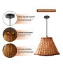 Ceiling Lamps For Living Room,Bamboo Hanging Lights For Balcony,Bamboo Pendant Lights For Ceiling