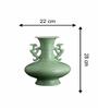 Celadon Green Ceramic Vase