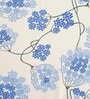 Off White & Blue Floral 300 TC Cotton Double Size Bedsheet With 2 Pillow Covers Celebrations Collection