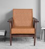 Celene 1 Seater Wooden Sofa in Camel Colour