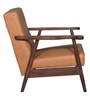 Celene 1 Seater Wooden Sofa in Camel Colour