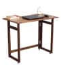 Ellis Solid Wood Writing Table in Walnut Finish