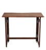 Ellis Solid Wood Writing Table in Walnut Finish