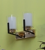 Celeste Brown & Gold Mild Steel Wall Light