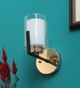 Celeste Brown & Gold Mild Steel Wall Light