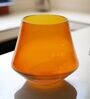 Celestia Harmony Borosilicate Whiskey Glass Set of 4 Amber Glasses