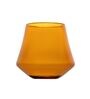 Celestia Harmony Borosilicate Whiskey Glass Set of 4 Amber Glasses