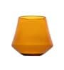 Celestia Harmony Borosilicate Whiskey Glass Set of 6 Amber Glasses