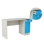 Celestia Kids' Kids Study Table in Azure & White Colour