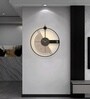 Celestia Modern LED Wall Clock | Decorative Wall Clock with 3 Light Modes (Warm, Natural & Cool) | Premium Marble Resin Finish | Bedroom & Living Room D cor | 1Year Warranty