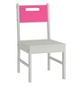 Celestia Kids Study Table in Barbie Pink Finish with Chair