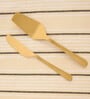 Celestial Gold Brass (Set of 2) Knife Set