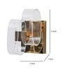 Volga Metal LED Novelty Wall Light (Brass)