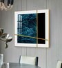 Celestial Fusion Glass Finish Square Wall Art