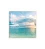 Celestial Ocean Glass Finish Square Wall Art