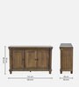 Georgia Sideboard In White And Grey Colour