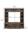 Celestin TV Unit for TVs up to 43" in Wenge finish