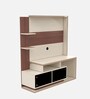 Celestine Book Shelf in Brown Finish
