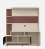 Celestine Book Shelf in Brown Finish