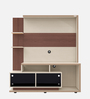 Celestine Book Shelf in Brown Finish