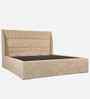 Celesto  Queen Size Bed With Storage In Maple Brown Colour
