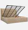Celesto King Size Bed With Storage In Maple Brown Colour